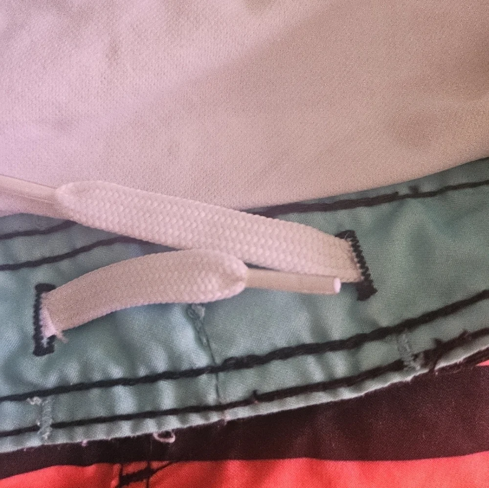 Cat & Jack Striped Swim Trunks